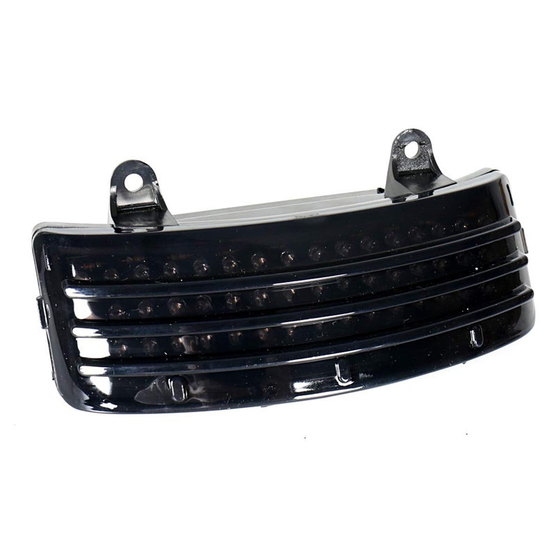 Rudyness Tri-Bar LED Rear Tail Brake Fender Tip Light For Harley Street Glide FLHX 2014-2023 (Smoked) - Image 1